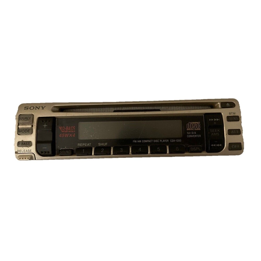 Sony CDX-1300 Replacement Faceplate For Car Stereo